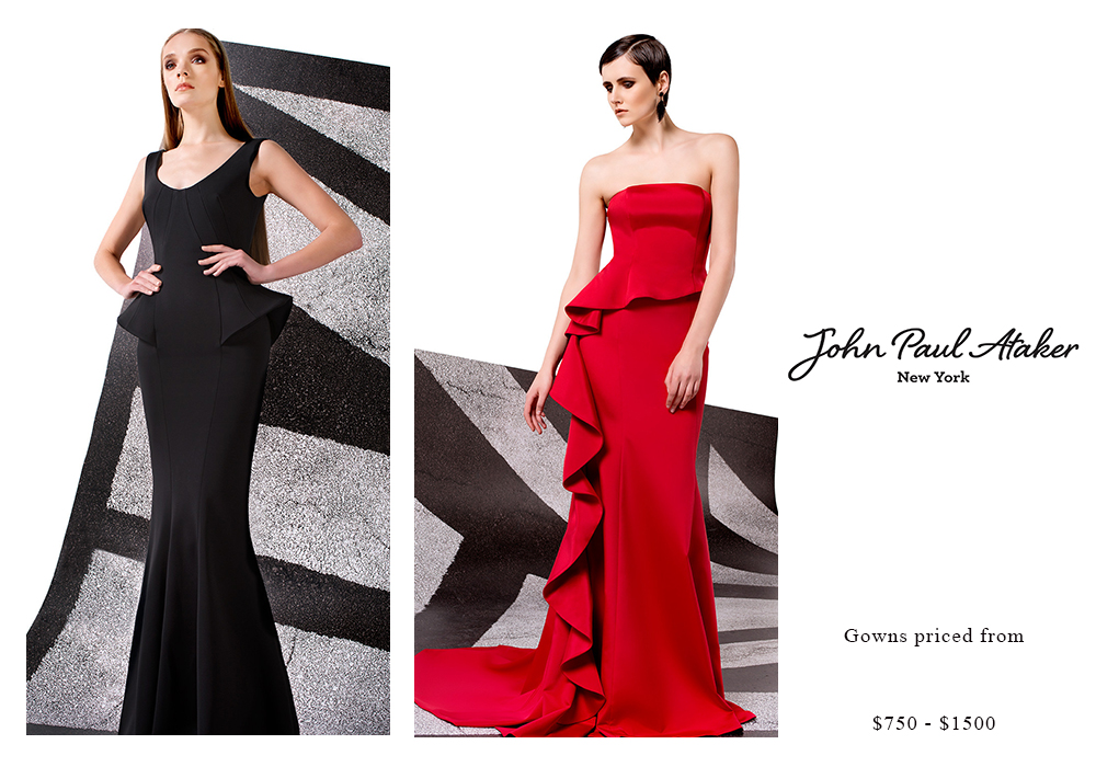 John Paul Ataker Gowns Priced from $750 - $1500